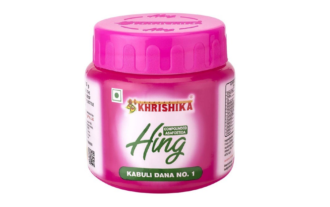 Khrishika Hing Kabuli Dana No.1    Plastic Container  100 grams